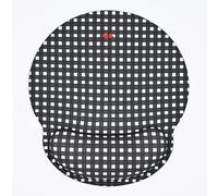 WONDEE Opportunity Tapis de Souris Ergonomique Lucia Be avec Style Vichy, Exclusivité pour Votre Bureau, Tapis de Souris Repose-Poignet avec Coussinet Gel, Souris Originale pour Femme