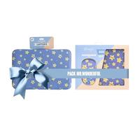 WONDEE Pack Mr Wonderful Cadeaux Originaux, Housse Portable jusqu'à 16" + Souris et Tapis Assortis en Forme d'étoile - Cadeaux Originaux pour Femmes, Adolescents, garçons et Filles