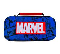 WONDEE Pochette Switch, Housse pour Nintendo Switch, Switch OLED et Switch Lite Marvel Avengers Style Comics et Capacité de Stockage pour 10 Jeux - Sacoche Coque de Protection et Transport Switch