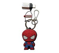 WONDEE Spiderman [ 2 en 1 ] Spiderman Clé USB + Porte Clé Originale 32 go avec Adaptateur USB C - Cadeaux Originaux Spider Man, Idée de Cadeau Marvel Disney pour Hommes et Enfants