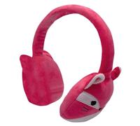 WONDEE - SQUISHMALLOWS Officiels Casque pour Enfants en Peluche Douce et Moelleuse - Cadeaux Originaux pour Filles et Garçons, Écouteurs Audio Enfant Bluetooth sans Fil pour Les Oreilles