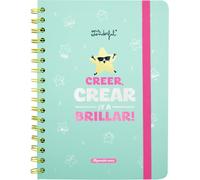 Wonder Agenda Semainier 2025 - Croire, Créer Et Briller ! Comprend 8 Feuilles D'autocollants Et Un Bloc De Notes Adhésives En Forme