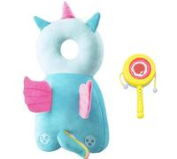 Wonder Baby Head Protector, Baby Backpack Head Protection Pillow, Baby Walker Head Protector Toddler Adjustable Baby Head Protection Backpack Wear Safety Pad (H)