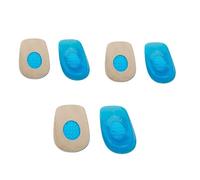 Wonder Care Achillies Lot de 3 paires de coussinets en gel pour soulager la douleur au talon pour homme et femme | Coussinets de talon en silicone | Inserts de fasciite plantaire | Soutien du talon