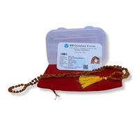 Wonder Care Authentic Rudraksh Mala-5 Face 108 + 1 Pearl - Véritable Himalaya Rudraksha Seeds Ornement Religieux Chapelet Collier Japa Mala - Importé du Népal