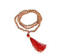 Wonder Care Authentic Rudraksh Mala-5 Face 108 + 1 Pearl - Véritable Himalaya Rudraksha Seeds Ornement Religieux Chapelet Collier Japa Mala - Importé du Népal
