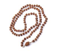 Wonder Care Authentique Rudraksha Mala-5 108 face + 1 perles, Rudraksha, Rudraksha.