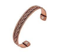 Wonder Care Bracelet en cuivre pur pour homme et femme Kada en cuivre avec étui en velours et boîte cadeau