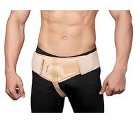 Wonder Care Ceinture de Hernie Inguinale Soulagement de la Douleur Hommes Double Chirurgie de Hernie Inguinale Braguero_2 Coussin de Compression Amovible Sangles d'aine réglables A103_Right-M