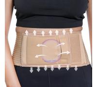 Wonder Care Ceinture de soutien pour hernie ombilicale ou hernie ombilicale, soulagement de la douleur en cas de hernie, beige S