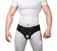 Wonder Care Ceinture herniaire pour homme et femme, flexible, réglable, ceinture de soutien, soulagement de la douleur, ceinture de récupération avec 2 coussinets de compression amovibles
