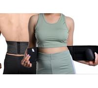Wonder Care Ceinture pour hernie ombilicale Ceinture pour hernie ventrale avec coussin de compression amovible Hernie Soulagement de la douleur Ceinture pour hernie ombilicale (S)(3XL(50"-56")