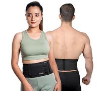 Wonder Care Ceinture pour hernie ombilicale Ceinture pour hernie ventrale avec coussin de compression amovible Hernie Soulagement de la douleur Ceinture pour hernie ombilicale (S)(3XL(50"-56")