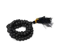 Wonder Care Lot de 108 perles de prière mala de guérison,Perles de prière bouddhiste tibétaines japonaises pour la méditation, le yoga et la prière,8 mm,Sans pierre précieuse, Pierre, Pas de gemme