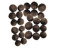 Wonder Care Lot de 27 perles naturelles Rudraksha Fruit Népalais Rudraksh avec coquillage brut naturel Rudraksha original pour mala et bracelet