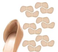Wonder Care Lot de 6 paires de talonnettes autocollantes pour protéger les morsures et les callosités Beige