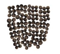 Wonder Care Rudraksha Lot de 108 perles rudraksha authentiques avec coquille brute naturelle pour mala et bracelet