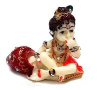 Wonder Care Statue Laddu Gopal in Marble Little Krishna for Janmashtami, Hindu God of Love and Divine Joy, Idol Kanha Baby Krishna Murti.