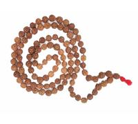 Wonder Care Wc Authentique Rudraksh Mala 5 Visages - Graines de Rudraksha Naturelles Ornement Chapelet Japa Mala Collier (12 mm X 2 Unités) 73,6 cm