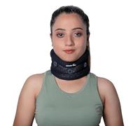 Wonder Care WC- Support de col souple Support de cou réglable Support de cou doux Support pour douleurs au cou et soutien pour hommes et femmes_C101_Black-XL