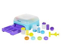 Wonder Factory Never Dry Station de Création pour Pâte à Modeler - Contient 8 Tubes de 59 ML de Pâte à Modeler Colorée, Ne Sèche Pas, sans Gluten, et Sent Bon, Jeux Créatifs pour Enfants