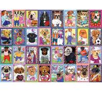 Wonder Forge Dandy Dogs 1000 Piece Jigsaw Puzzle for Adults | Unique, Perfectly-Fitting Pieces | Fun, Vibrant Imagery | Amazon Exclusive
