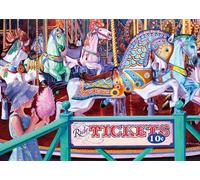 Wonder Forge Puzzle carrousel de Barbe à Papa de 1000 pièces pour Adultes | Pièces Uniques et Parfaitement ajustées | Imagerie Amusante et vibrante | Exclusivité Amazon