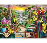 Wonder Forge Tropical Retreat 1000 Piece Jigsaw Puzzle for Adults | Unique, Perfectly-Fitting Pieces | Fun, Vibrant Imagery | Amazon Exclusive