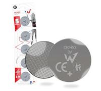 Wonder Full Energy Lot de 5 Piles Bouton CR2450, Longue Durée, Télécommande | Pour télécommandes, capteurs et appareils électroniques, réserve pour toute la maison, format courant facile à remplacer