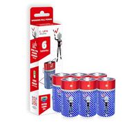Wonder Full Energy Lot de 6 Piles Alcalines C LR14 1,5V, Conservation 5 Ans | Énergie stable et durable, se conservent jusqu'à 5 ans, emballage éco-responsable, réserve pour toute la maison, pour radios