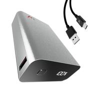 Wonder Full Power - Batterie Externe 20 000 mAh Charge Rapide - Power Bank USB-C + USB-A - Veste Chauffante iPhone, Samsung, Huawei - Câble Type-C Inclus - Compacte & Slim - 2 Sorties, LED Intégrée