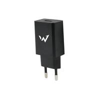 Wonder Full Power - Chargeur Secteur USB 5W - 1 Port USB-A - Noir - Compatible Smartphones, Tablettes, Téléphones à Touche - Format Compact - Prise EU