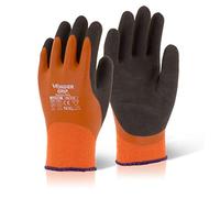 Wonder Grip Paire de gants antidérapants Thermo Plus Orange Taille S
