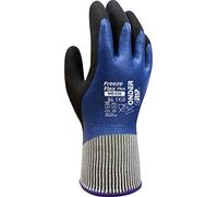Wonder Grip WG-538 Freeze Flex Plus - Gant de travail résistant à l'huile avec protection antigel et triple revêtement en nitrile ; gants de protection antidérapants pour une préhension sûre; M / 08