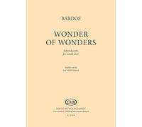 Wonder of Wonders selected works for mixed choir