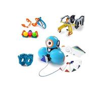 Wonder Workshop Dash Robot Wonder Pack - Coding Robot Educational Bundle for Kids 6+ - Free STEM Apps with Instructional Videos - Launcher toy, Sketch Kit drawing, Gripper Building