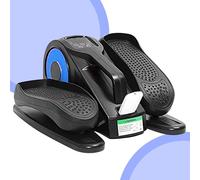 Wonder Pro WP Mini elliptique Vibro Spin Legs | Pédaleur avec écran | Mini elliptique bidirectionnel Noir Mécanique 30 vitesses