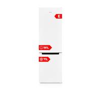WONDER Réfrigérateur blanc combiné, 2 portes WC185500E, capacité de 262 litres, cyclique, faible niveau sonore, porte réversible, cote énergétique e