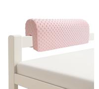 Wonder Space Protection de Bordure de Lit pour Tout-Petits - Coussin de Garde-Corps pour Lit Enfant - Anti-Collision | Hauteur Augmentée | Prévention des Chutes - Sécurité Renforcée (Rose, 90cm)