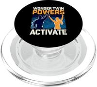 Wonder Twin Powers Activate Twins Brother Sister Frère et sœur PopSockets PopGrip pour MagSafe