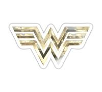 Wonder Woman 1984 Classique D'or Autocollant Sticker