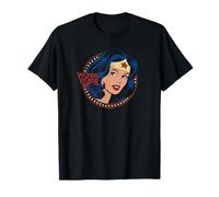 Wonder Woman 75 Starburst Portrait T-Shirt