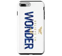 Wonder Woman 80th Blue and Gold Flying Logo Coque pour iPhone 7 Plus/8 Plus