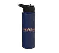 Wonder Woman 84 Logo Stainless Steel Insulated Water Bottle
