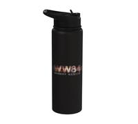 Wonder Woman 84 Logo Stainless Steel Insulated Water Bottle
