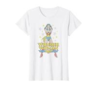 Wonder Woman A Wonder T-Shirt, Femme, Blanc, XXL