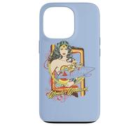 Wonder Woman and Invisible Jet Coque pour iPhone 13 Pro
