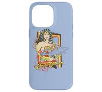 Wonder Woman and Invisible Jet Coque pour iPhone 14 Pro Max