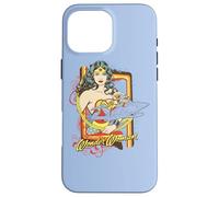 Wonder Woman and Invisible Jet Coque pour iPhone 16 Pro Max