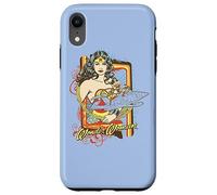 Wonder Woman and Invisible Jet Coque pour iPhone XR